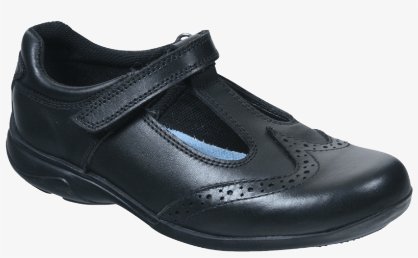 Term Janine T Bar Touch Fastening Girls School Shoe, transparent png