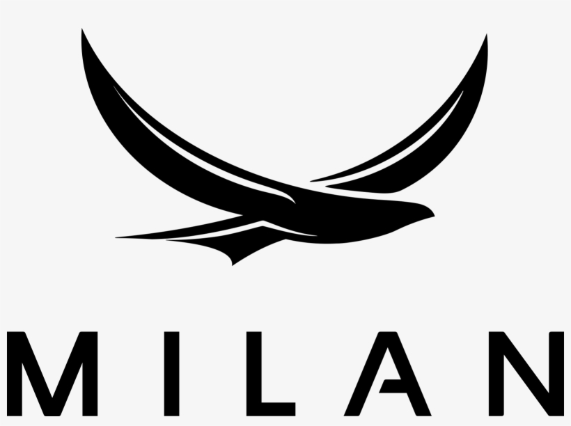 Logo - Milan Red Car Logo, transparent png