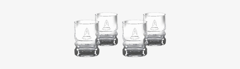 Star Trek - U - S - S - Enterprise Glassware Set - Model Car, transparent png
