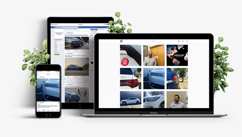 Chapman Acura On Social Media - Web Design, transparent png