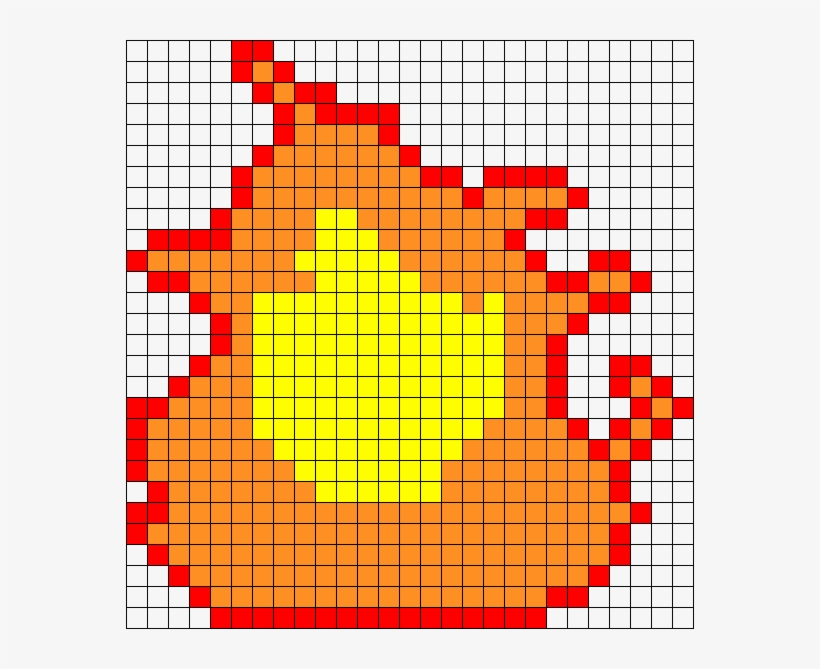 Flame - Dessin Pixel Angry Birds, transparent png