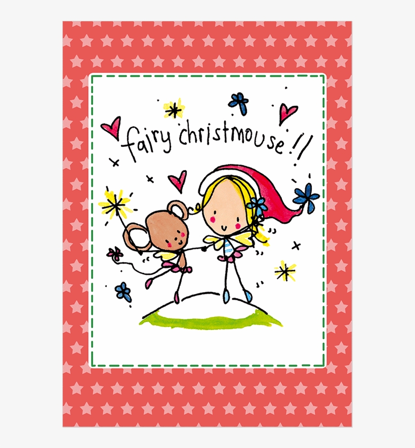 Christmas Card Pack 'fairy Christmouse' Pack C - Christmas Card, transparent png