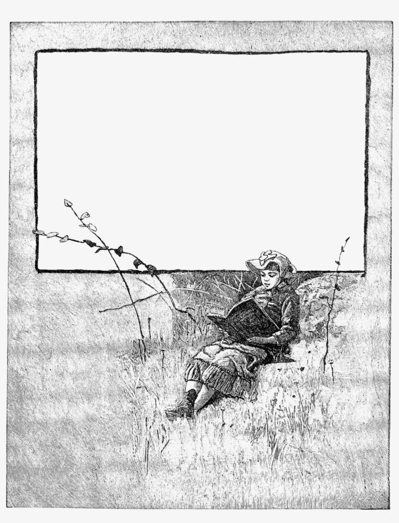 This Is A Lovely Digital Frame Graphic From A Victorian - Sketch, transparent png