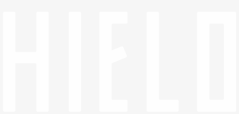 Typographic Logo Designed For Hielo's Artist In Residence - Monochrome, transparent png