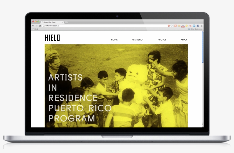 Typographic Logo Designed For Hielo's Artist In Residence - Doña Fela Trajo Nieve, transparent png