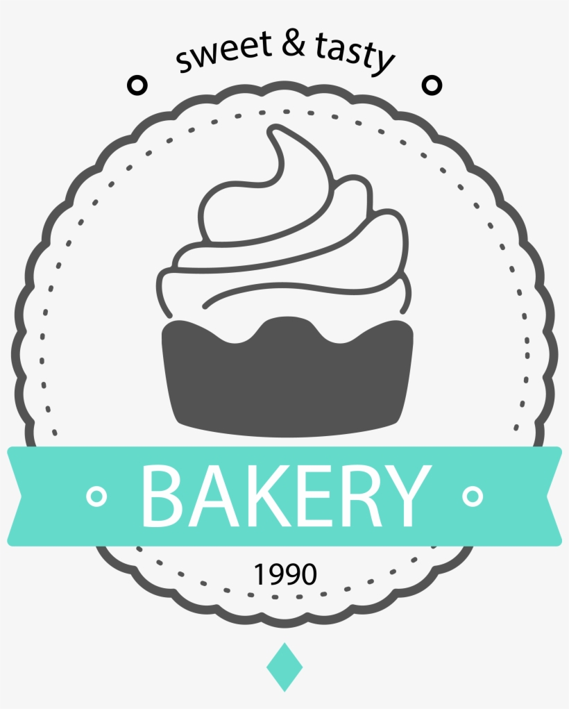 Image Library Library Cupcake Birthday Cake Torte Simple - Bakery Cupcake Logo Png, transparent png