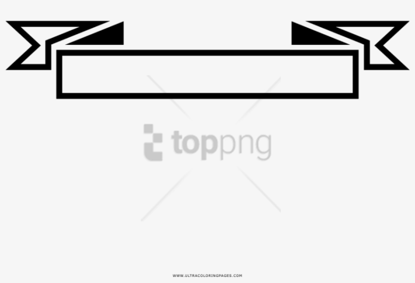 Free Png Black And White Ribbon Banner Png Image With - Ribbon Banner Black And White Png, transparent png