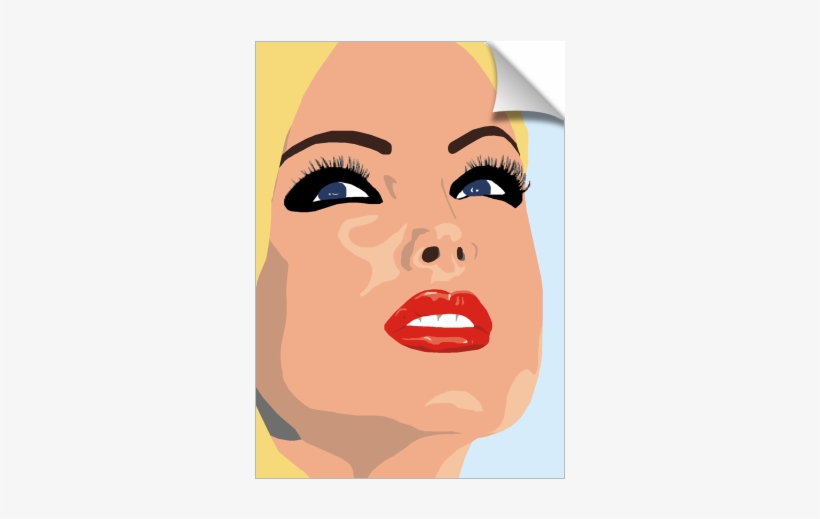 Comic Girl Blonde, transparent png