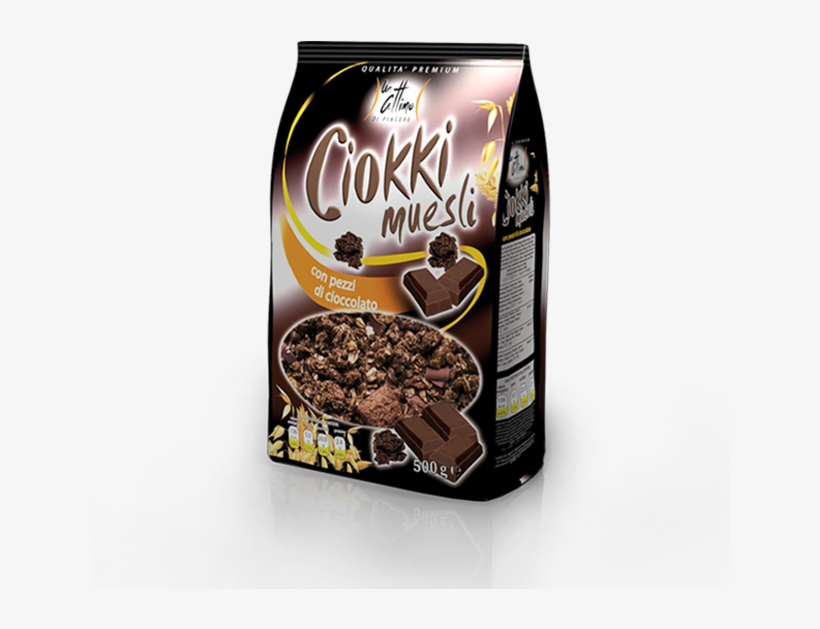 Un Attimo Muesli With Chocolate Chips - Chocolate, transparent png