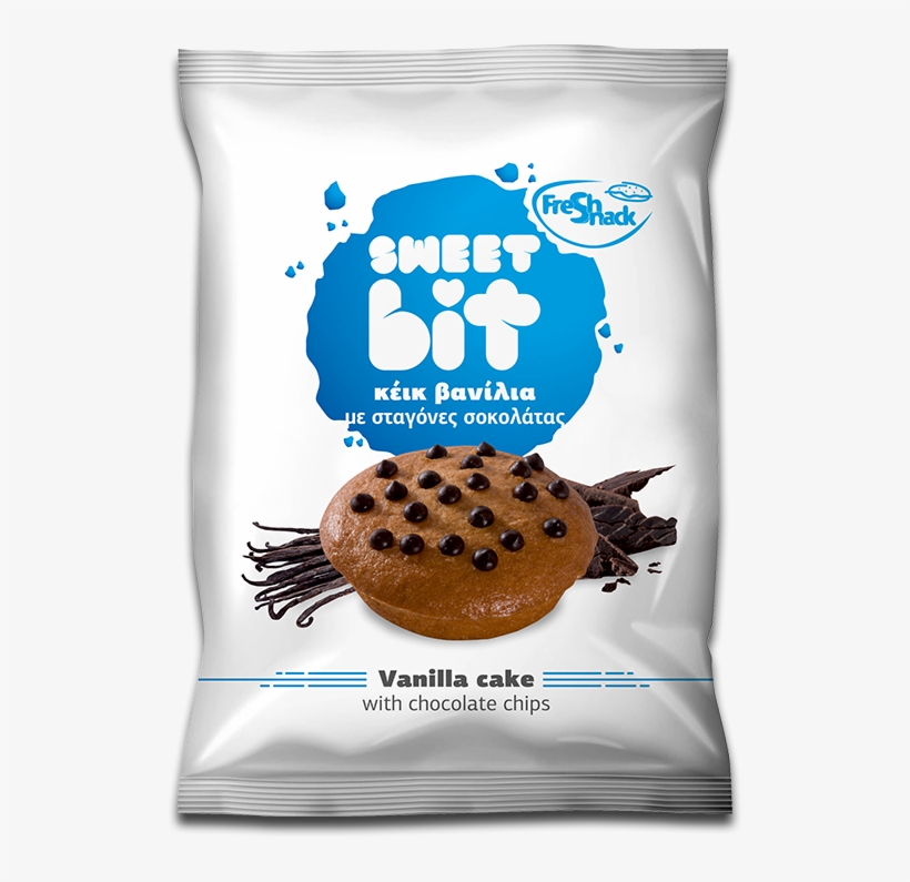 Sweet Bit Vanilla Cake With Chocolate Chips - Fresh Snack, transparent png