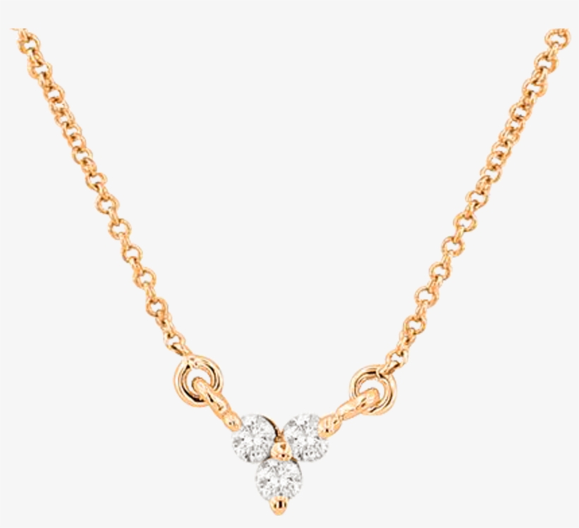 Tripod Diamond Necklace - Flower Oxidized Jewelry, transparent png