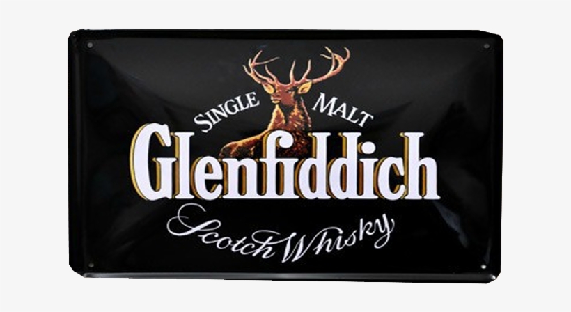 Vintage Sign Glenfiddich Deer - Reindeer, transparent png