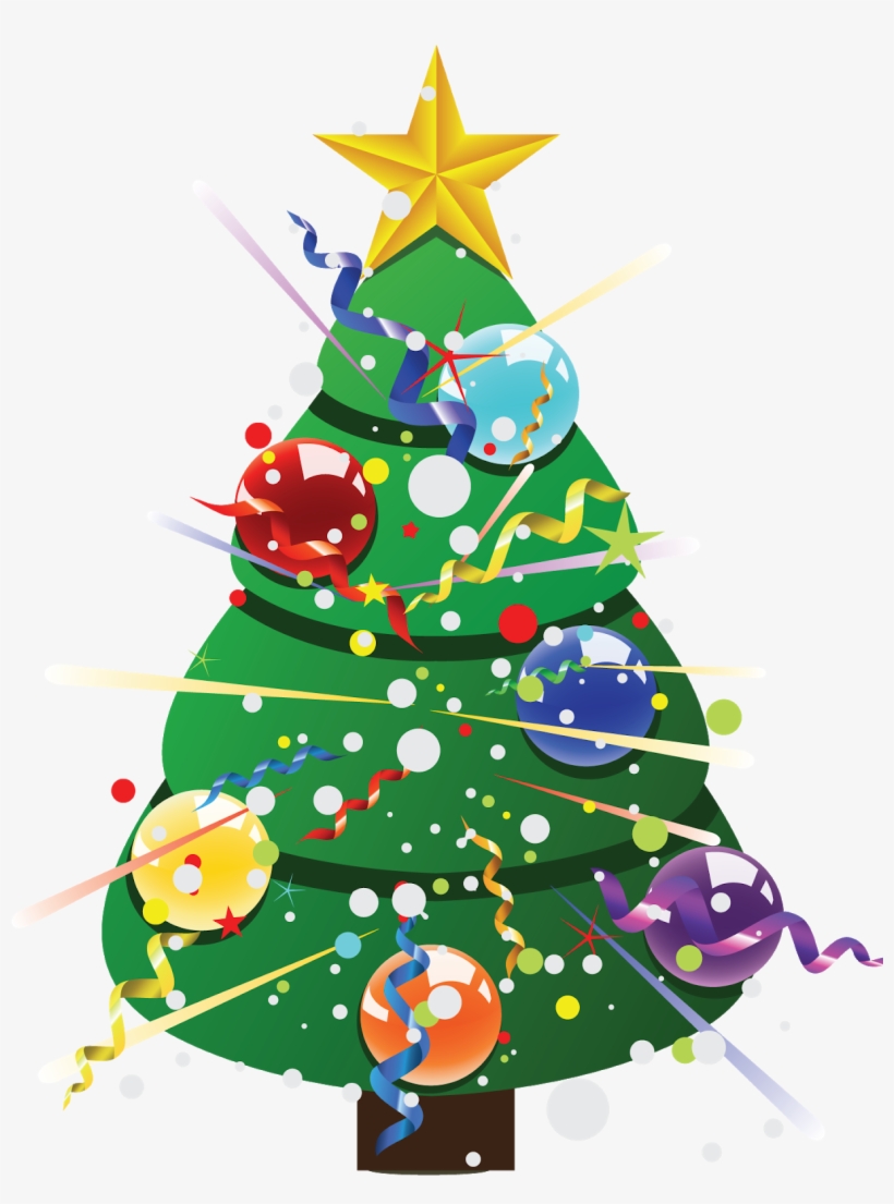 Christmas Tree Png Cartoon - Donate Mittens And Hats, transparent png