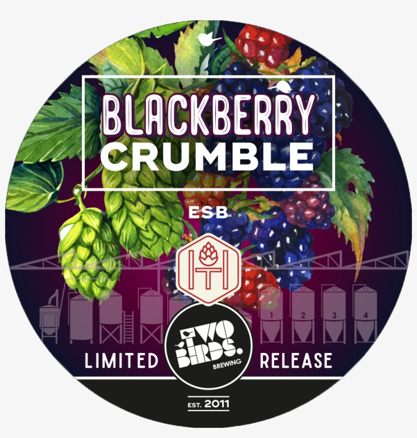 Blackberry Crumble - Two Birds Brewing, transparent png