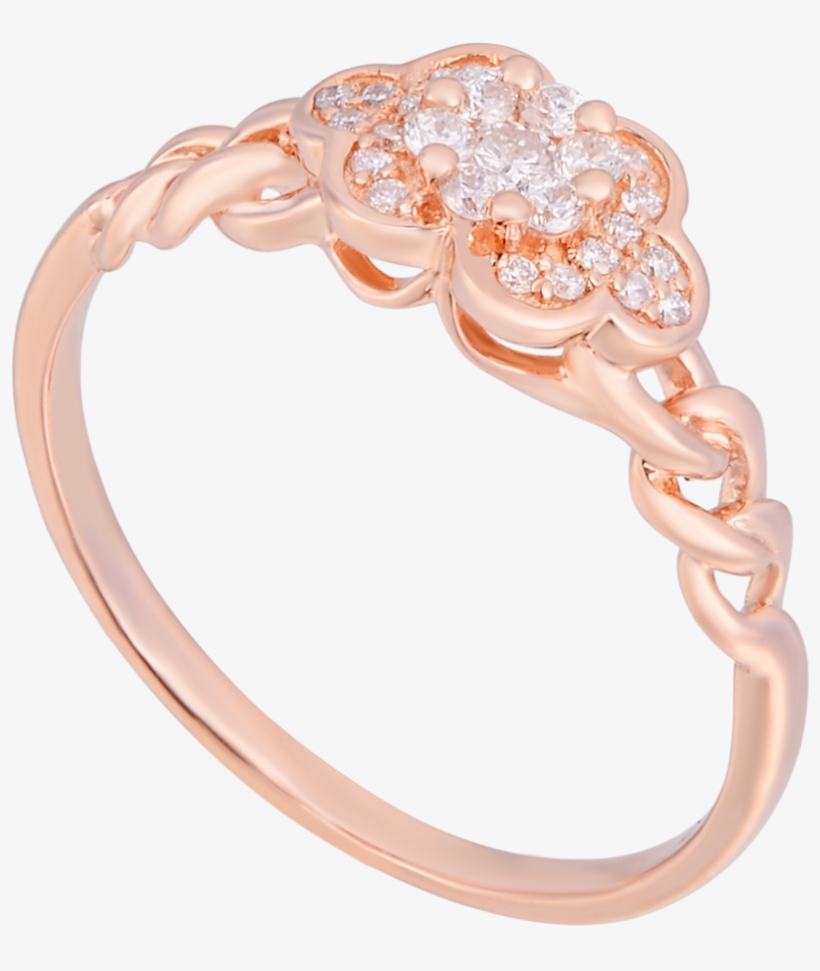 Dainty Diamond Chain Ring - Pre-engagement Ring, transparent png