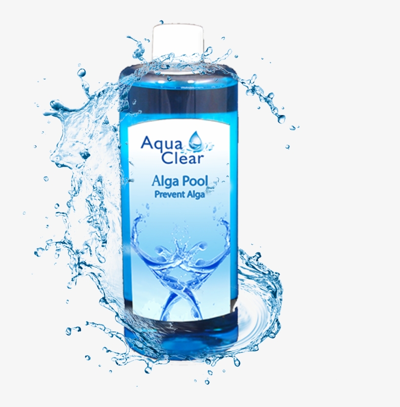 Alga Pool - Png Water Bottle Splash, transparent png