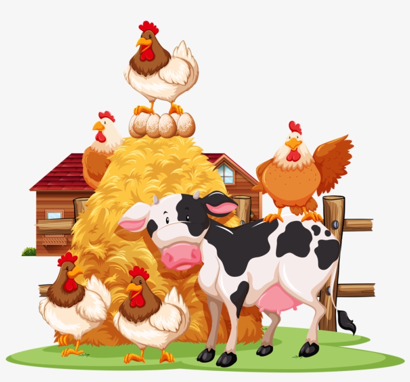 Фото, Автор Soloveika На Яндекс - Farm Animals Border Template, transparent png