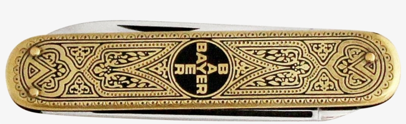 1950s Bayer Advertising Pocket Knife Solingen / Vintage - Bayer, transparent png