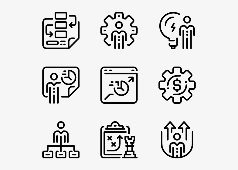 Business Strategy - Corruption Icons, transparent png