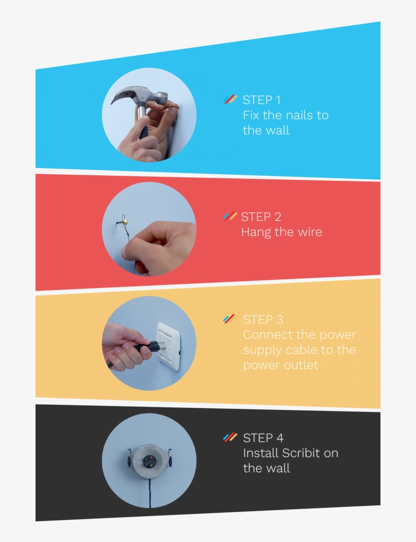 Scribit Can Be Installed In Less Than 5 Minutes - Poster, transparent png