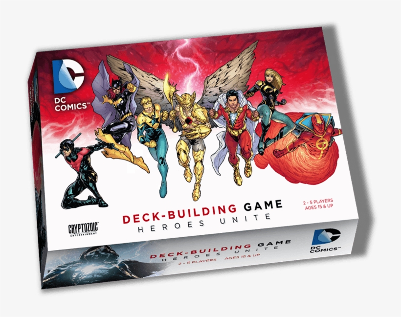 Dc Comics Deck-building Game - Dc Deck Building Heroes Unite, transparent png
