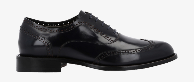 Navy Blue Spazzolato Calfskin Derby Shoes - Saint Laurent Monk Strap Duckies, transparent png