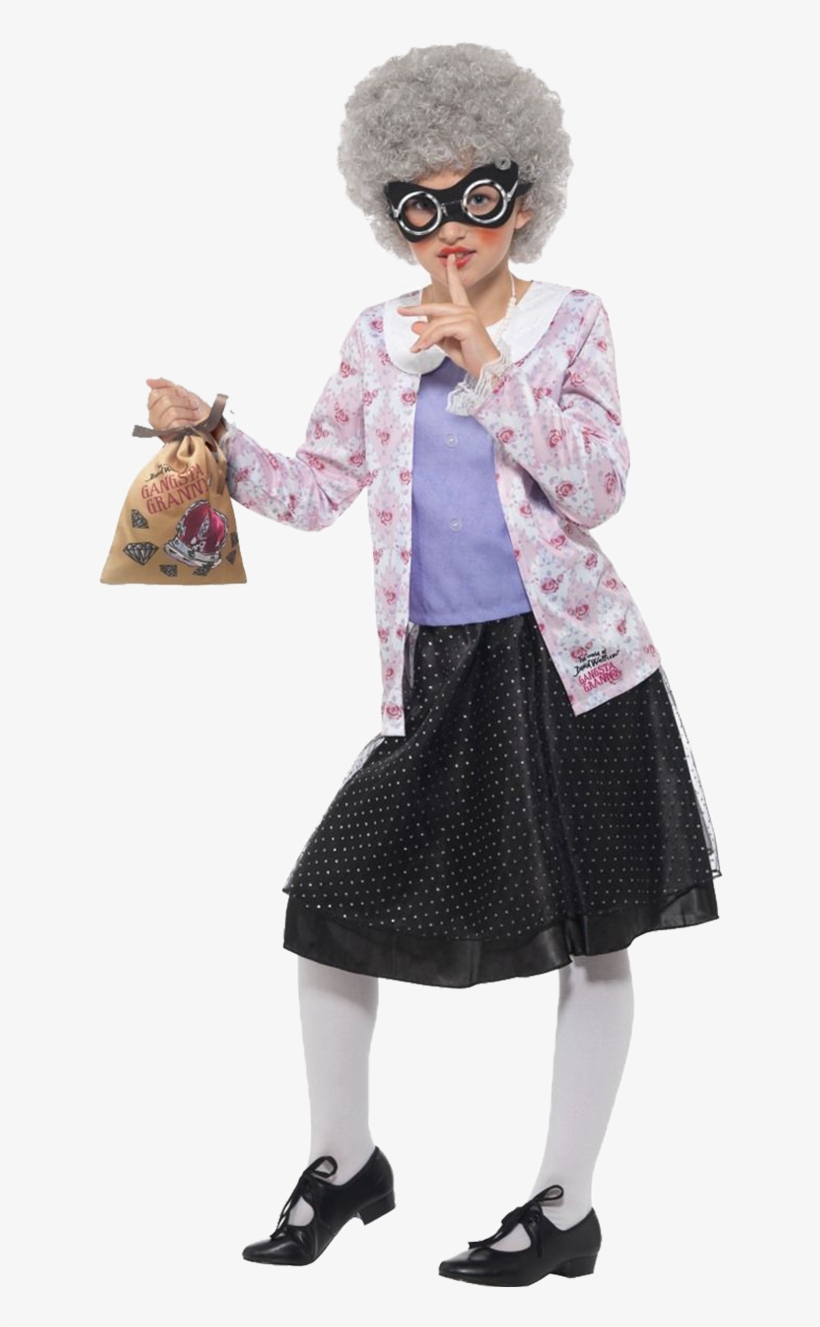 Kids Gangsta Granny Costume - Gangsta Granny Costume David Walliams, transparent png