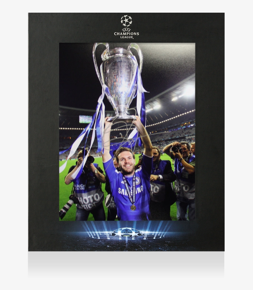 Juan Mata Official Uefa Champions League Signed Chelsea - Juan Mata Champions League, transparent png