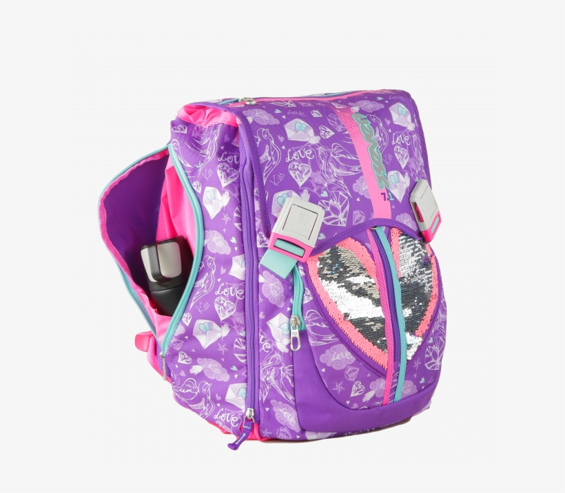 Transparent Heart Backpack - Shoulder Bag, transparent png
