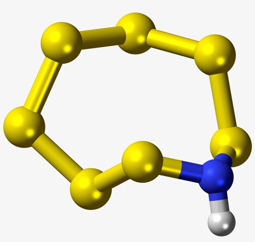 Heptasulfur Imide Molecule Ball, transparent png
