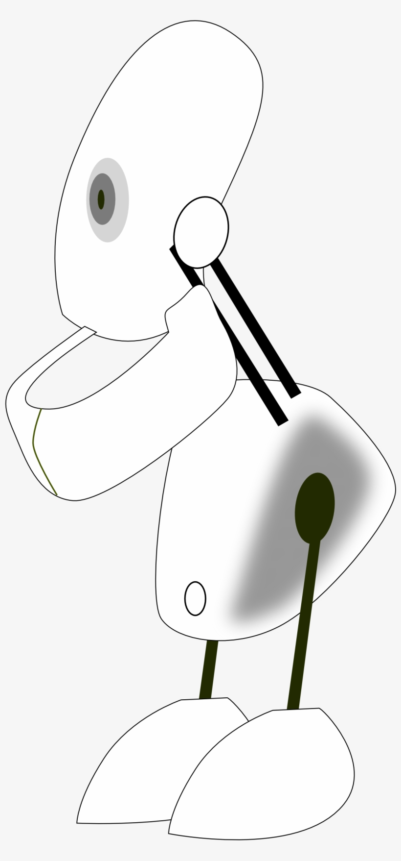 Robot Green Black White Art Geometry 1969px 276 - Cartoon, transparent png