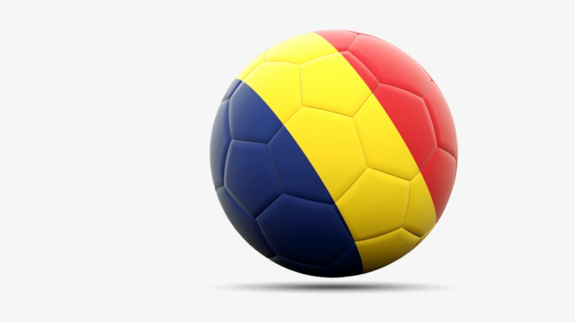 Romania Flag Soccer Ball, transparent png