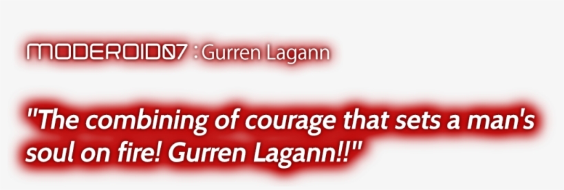 Gurren Lagann The Combining Of Courage That Sets A - Colorfulness, transparent png