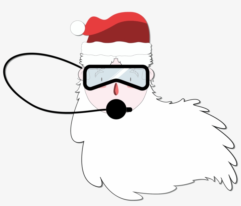 Icon Scuba-santa V1 - Illustration, transparent png