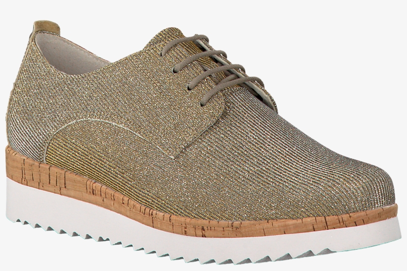 Gold Gabor Lace-ups - Suede, transparent png