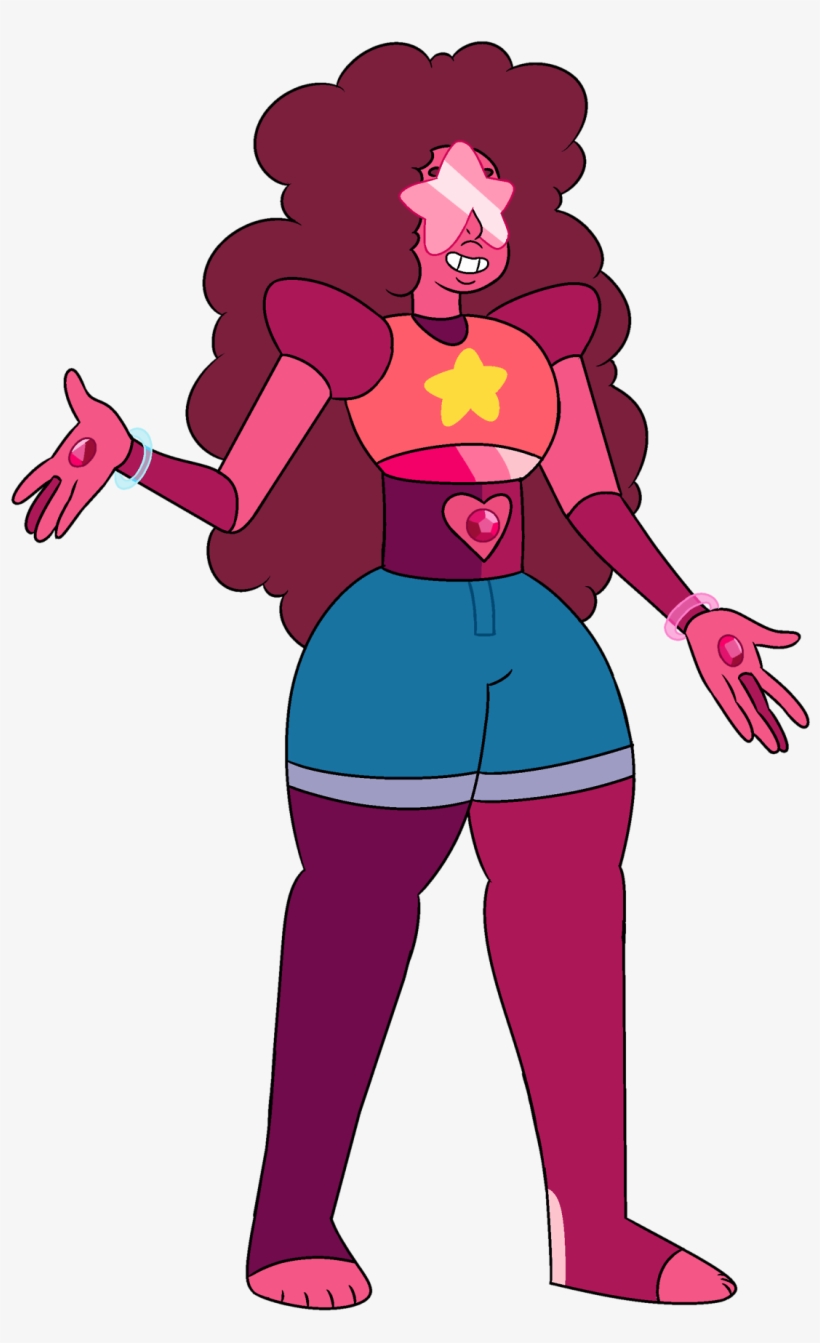 Cherry Quartz - Stevonnie And Garnet Fusion, transparent png
