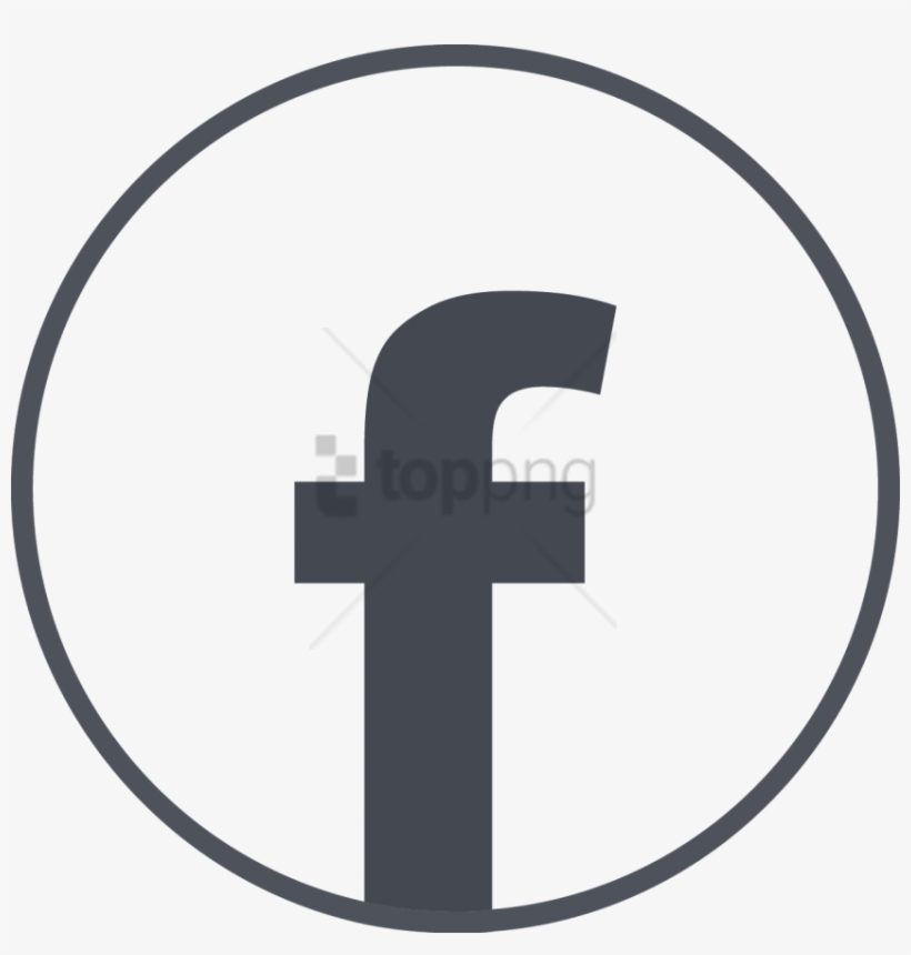 Free Png White Circle Facebook Icon - Cross, transparent png