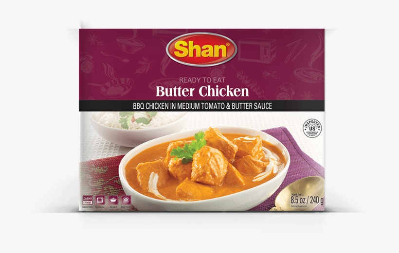 Shan Butter Chicken Bbq Chicken In Medium Tomato & - Yellow Curry, transparent png