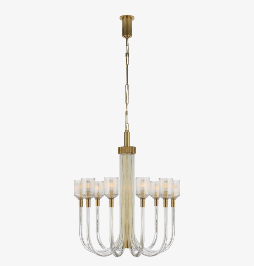 Reverie Medium Single Tier Chandelier In Clear R - Chandelier, transparent png