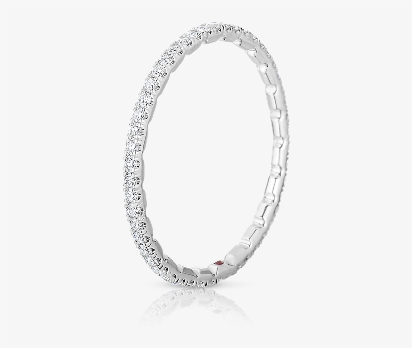 Roberto Coin Eternity Band Ring With Diamonds - Bangle, transparent png