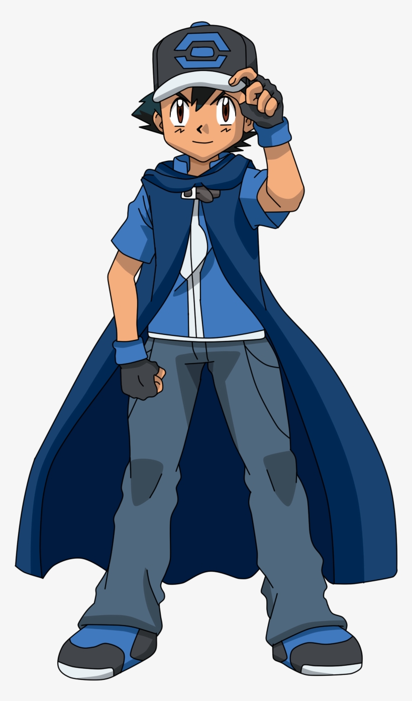 Pkmn Fan Artwork - Ash Ketchum New Outfit, transparent png