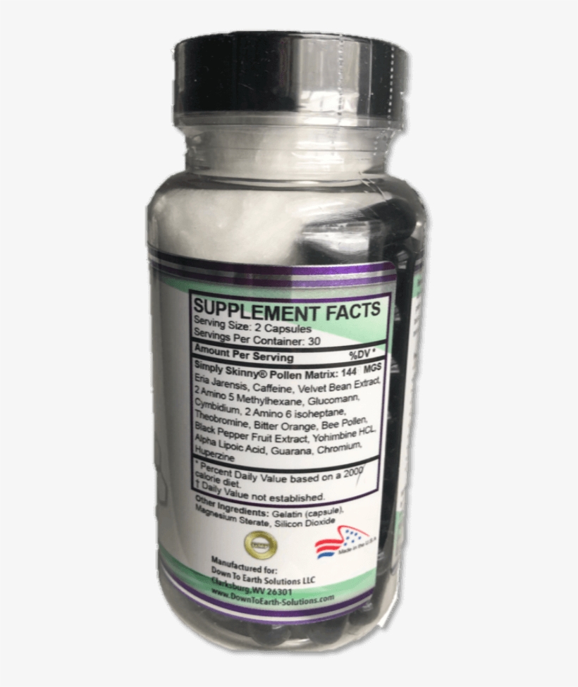 Simply Skinny Pollen Ingredients - Nutraceutical, transparent png