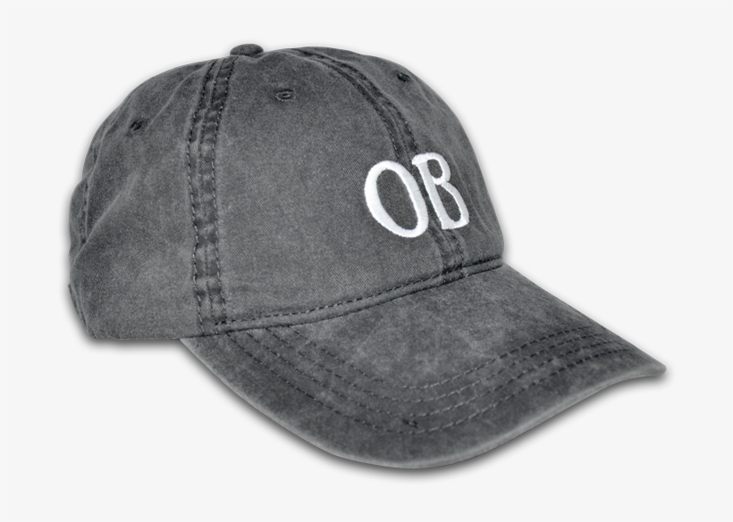 Ob Ballcap, Charcoal Gray - Baseball Cap, transparent png
