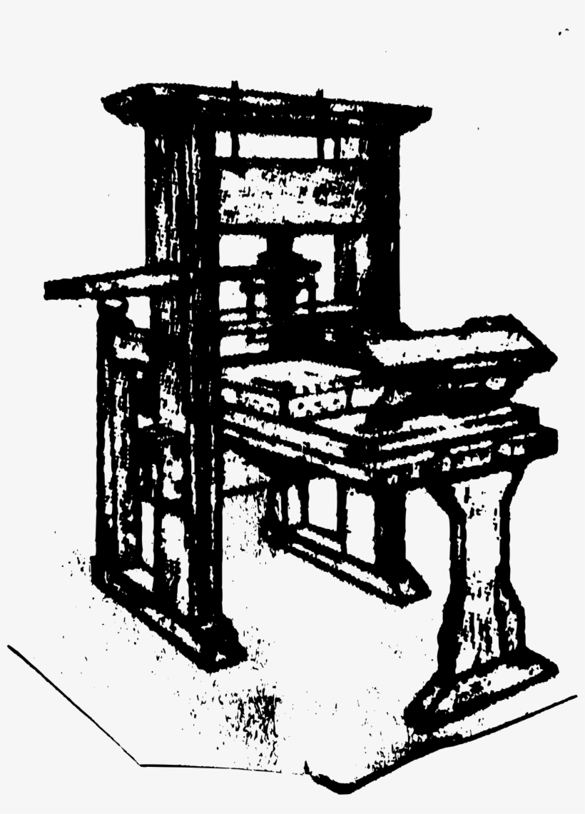 Old Big Image Png - Printing Press Png Vector, transparent png
