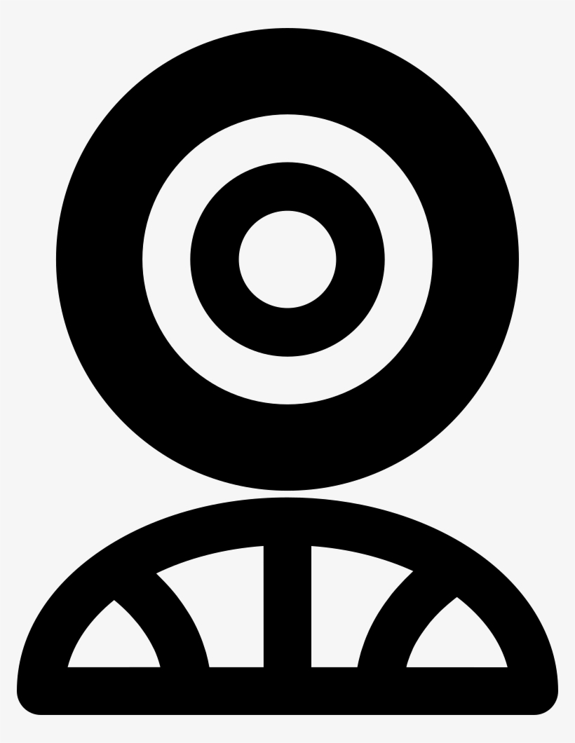 Circular Outline Shape With Croissant Shape Comments - Shape, transparent png