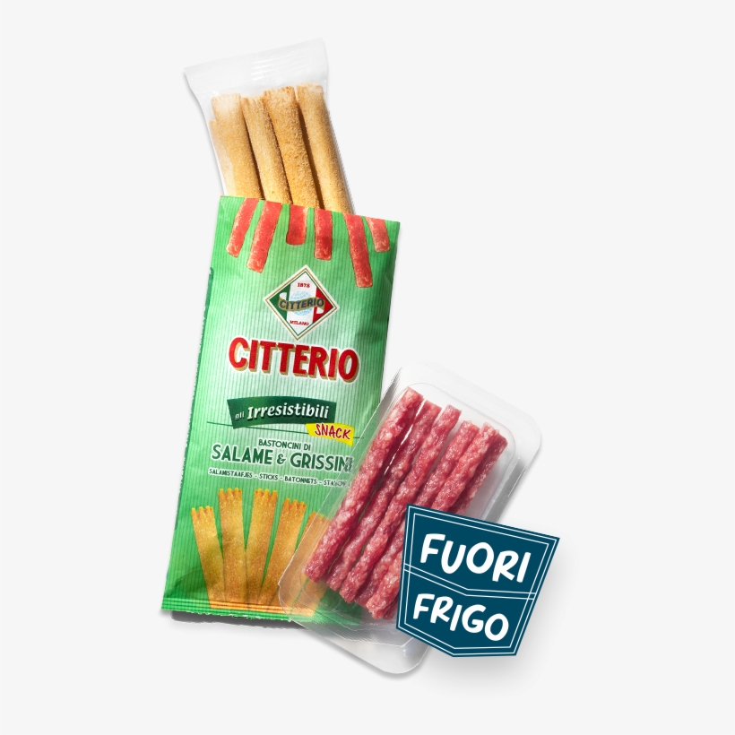 Salame Sticks With Breadsticks - Citterio, transparent png