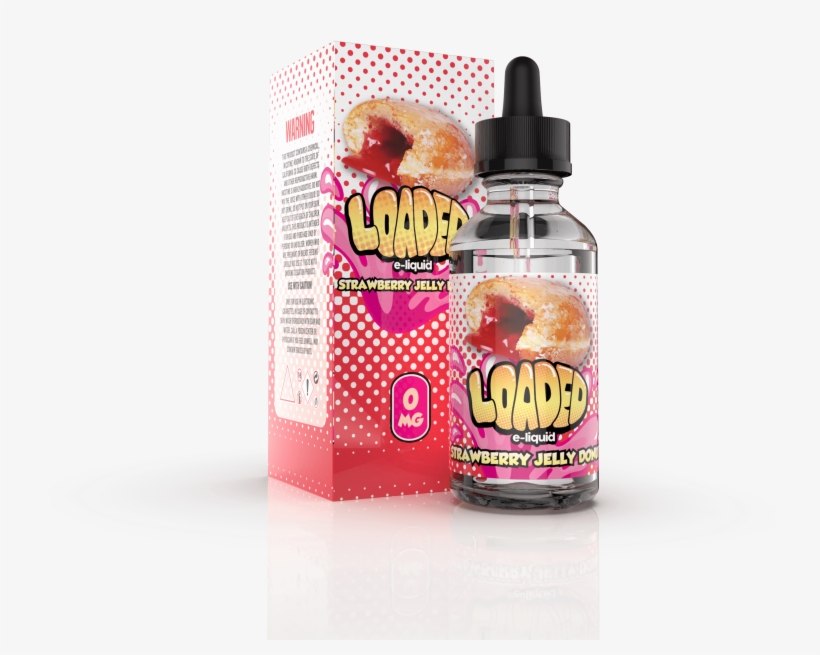 Strawberry Jelly Donut - Loaded E Liquide, transparent png