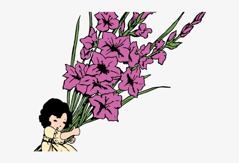 Gladiolus Clipart Cartoon - Illustration, transparent png
