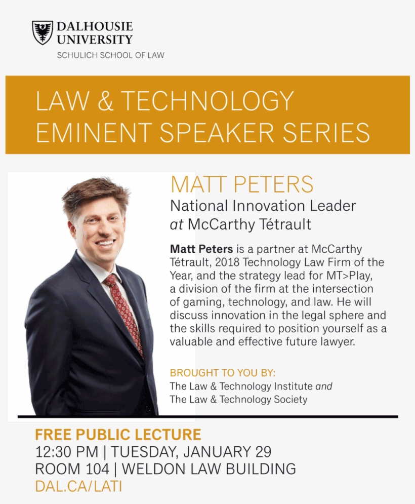 Cdntechlaw & @lawtechsociety Have Partnered To Bring - Dalhousie University, transparent png