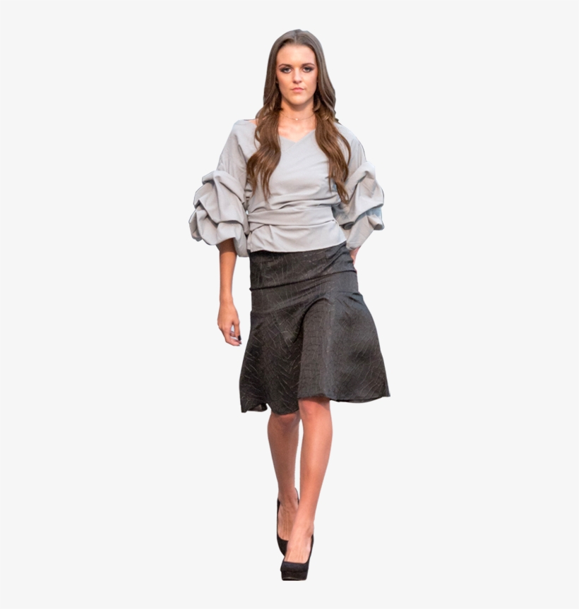 Tie Front Top - A-line, transparent png